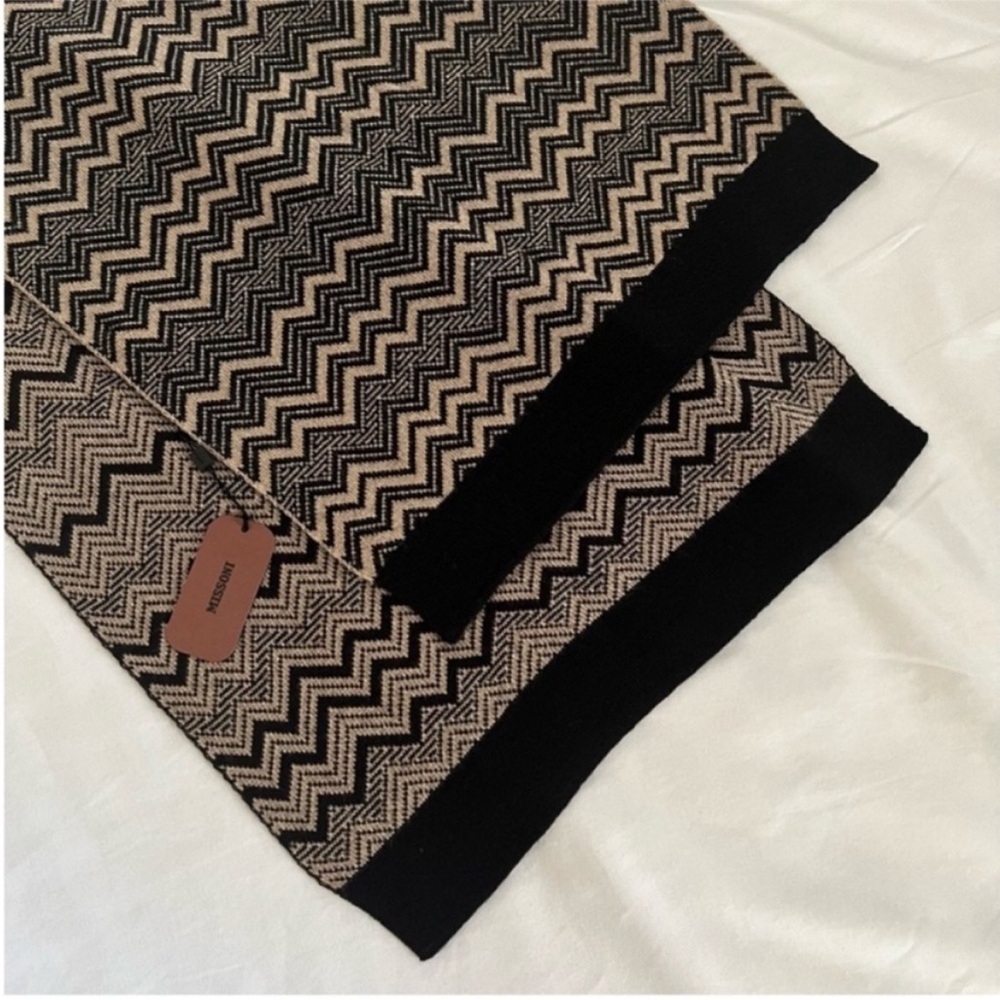 NWT Missoni Scarf - Missoni Unica Zig Zag Wool Blend Luxury Scarf